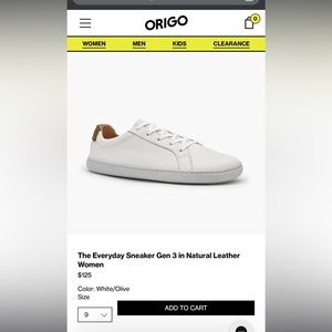 Origo Barefoot shoes size 9